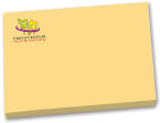 Bic Sticky Adhesive Note Pads 5"x 3" imprinted in full color