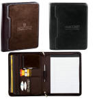 Sedona Suede Zippered Padfolio with Your branding ...WOW....