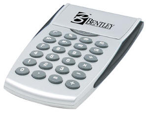 LC38-BK FLIP-N-FOLD CALCULATOR WITH THE FLIP OF A BUTTON AND PUSH OF YOUR HAND!