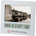 Photo Frame Clock with Day Date and Temperature Picture size 2" x 3" PFC30