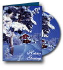 Holiday Double Play Musical Greeting Card and CD