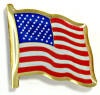 American US Flag Lapel Pin Fast Delivery Wholesale