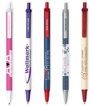 Bic Clic Stic ballPens Custom printed with Your Logo / Branding - Your Message