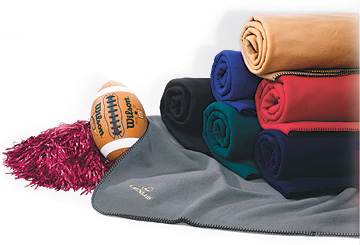 Cozy Fleece Blankets with your Branding with your logo embroidered