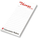 Bic Sticky Adhesive Note Pads 8"x3" printed in full color