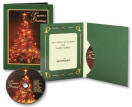 Seasons Greeting Holiday Double Play Musical Greeting Card and CD custom Printed with Your Logo