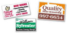 Small Signs Lightweight yet extremely durable, these versatile all-weather signs are easy to display.