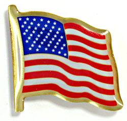 American Flag Pins Made in USA Promotional Products Lapel Pins Flags ...