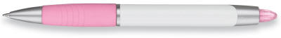 Paper Mate Element White Barrel/Pink Trim Ball Pen 28016 Great pen for Breast Cancer