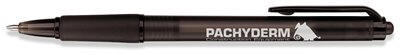 174421 Paper Mate PC 8 Translucent Black Barrel/Black Trim Ball Pen