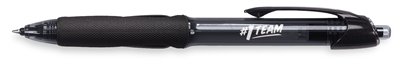 142070 uni-ball Power Tank RT Black Barrel, Black Ink Ball Pen